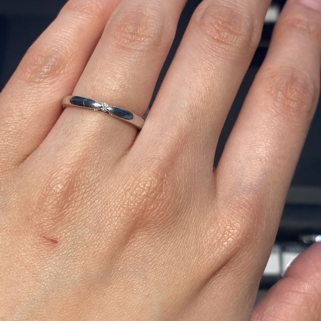 【エクセルコダイヤモンド(EXELCO DIAMOND)の口コミ】 ミル打ちがあるものがいいなと漠然と考えていましたが、エクセルコさんの…