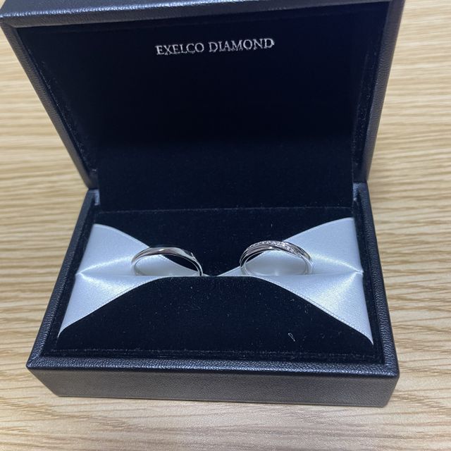 【エクセルコダイヤモンド(EXELCO DIAMOND)の口コミ】 お店の方が沢山見せてくださり、時間をかけて私の好みのものを一緒に見つ…