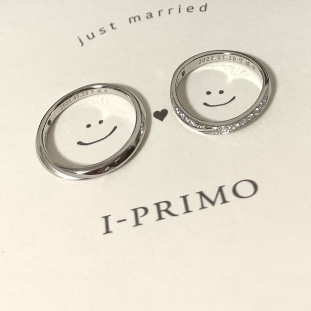 【アイプリモ(I-PRIMO)の口コミ】 男性用は、指輪の幅が太すぎない物で、ねじれている部分にマット感をプラ…