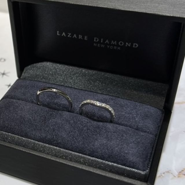 【ラザール ダイヤモンド(LAZARE DIAMOND)の口コミ】 ダイヤモンドの輝きが唯一無二で、他は考えられないなと思ったのが決め手…