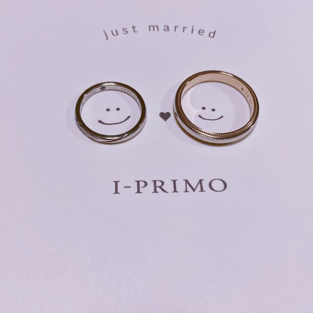 【アイプリモ(I-PRIMO)の口コミ】 2人ともデザインの好みが違いましたが
親身になって対応していただきまし…