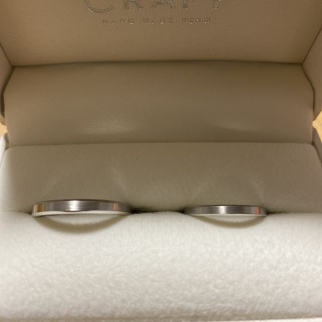 【CRAFY(クラフィ)の口コミ】 キラキラした有名ブランドよりも、2人の好みに合わせてすべて選べることに…