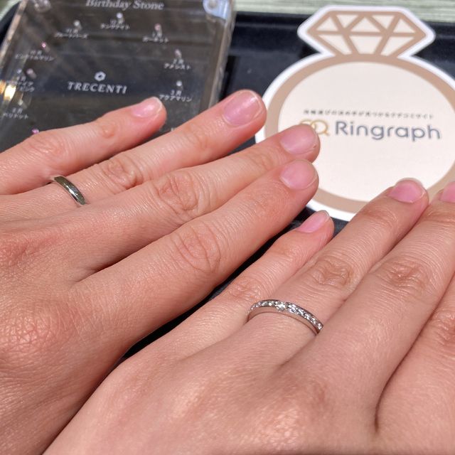 【TRECENTI(トレセンテ)の口コミ】 双子ダイヤが真ん中にあるデザインで、とても華やかでした。普段使いもプ…