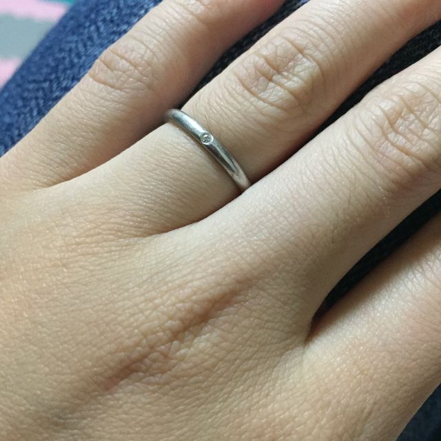 【銀座ダイヤモンドシライシの口コミ】 シンプルで歳を重ねても違和感なくずっとつけていられるものを探していま…