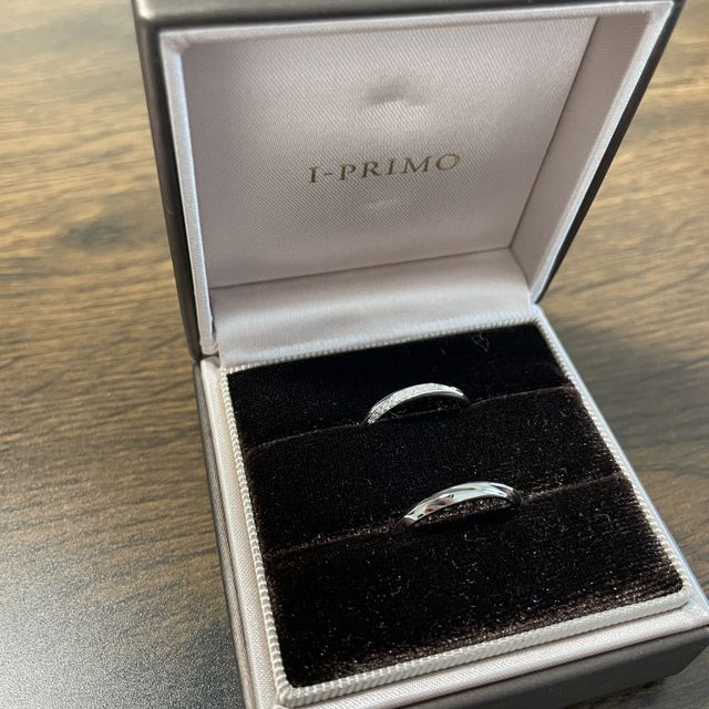 【アイプリモ(I-PRIMO)の口コミ】 ダイヤの入り方がとってもきれいで一目惚れしました。つけた時にギラギラ…