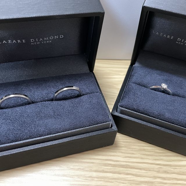 【ラザール ダイヤモンド(LAZARE DIAMOND)の口コミ】 指輪のデザインに一目惚れしました。
夫婦で同じデザインにしたいと思って…