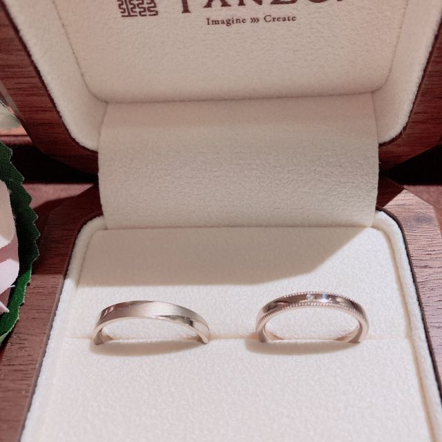 【TANZO.(鍛造指輪)の口コミ】 フルオーダーにこだわって検索した結果素材にもこだわりたいと思い鍛造を…