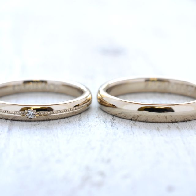 【湘南彫金工房 andfuseの口コミ】 ・とても自由度が高く、自分たちの好み通りの指輪を作れる
・素材、完成度…