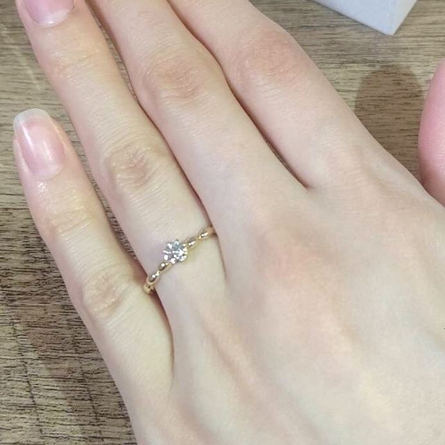 【MACHERIE(マシェリ)の口コミ】 パーソナルカラーが秋なのでイエローゴールドでデザイン性のある指輪が欲…