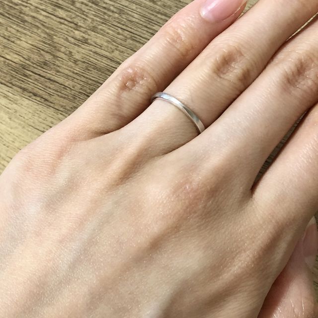 【宝寿堂(ほうじゅどう)の口コミ】 結婚指輪は普段着用するものなのでシンプルで飽きのこないデザインで探し…