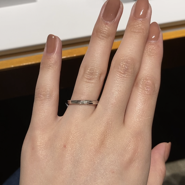 【銀座ダイヤモンドシライシの口コミ】 つけた瞬間うまく表せないけど他店やペアリング等とは全く違う着け心地で…