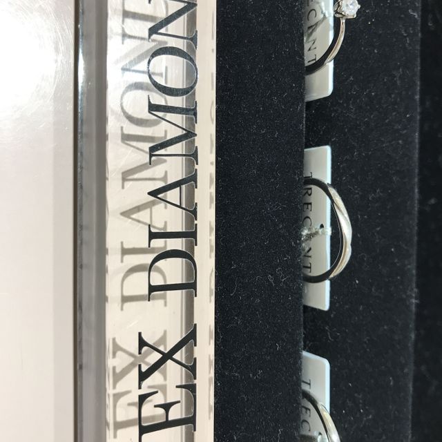 【TRECENTI(トレセンテ)の口コミ】 指輪のフィット感やダイヤモンドのサイズ感が丁度良く、結婚指輪との重ね…