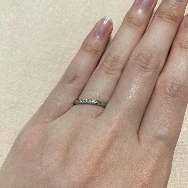 【4℃ BRIDAL(ヨンドシーブライダル)の口コミ】 一番はつけ心地がとてもよかった部分です。つけてる感じがしませんでした…