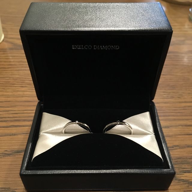 【エクセルコダイヤモンド(EXELCO DIAMOND)の口コミ】 指輪を決める前までは、私が気にいるデザインで良いよと言ってくれていま…