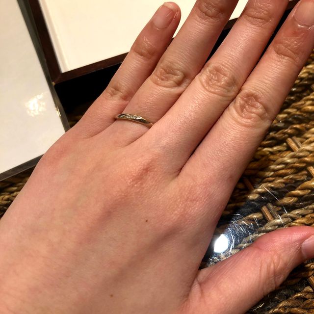 【エクセルコダイヤモンド(EXELCO DIAMOND)の口コミ】 婚約記念のダイヤモンドがエクセルコダイヤモンドのものだったため、結婚…