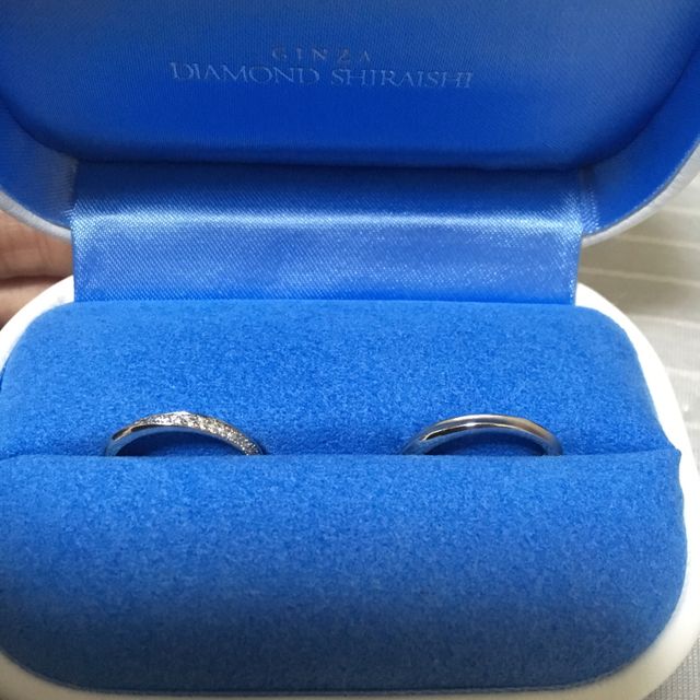【銀座ダイヤモンドシライシの口コミ】 いろんなところを見て、デザイン性と保証がしっかりしているところを探し…