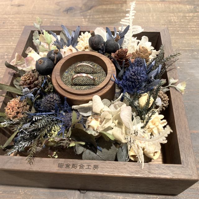 【鎌倉彫金工房の口コミ】 鎌倉彫金工房にしたのには、2人で出来ているものを購入してもいいと思って…