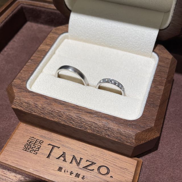 【TANZO.(鍛造指輪)の口コミ】 薬指が3号より細く、なかなかエタニティリングにできるブランドがなく困っ…