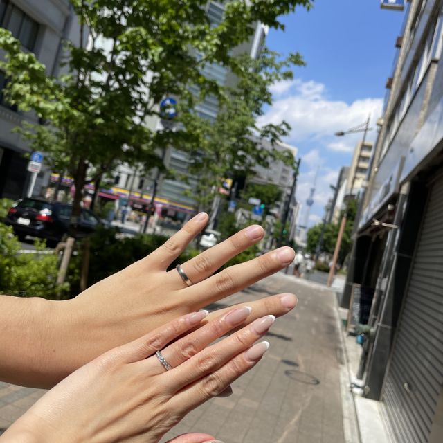 【TANZO.(鍛造指輪)の口コミ】 薬指が3号より細く、なかなかエタニティリングにできるブランドがなく困っ…