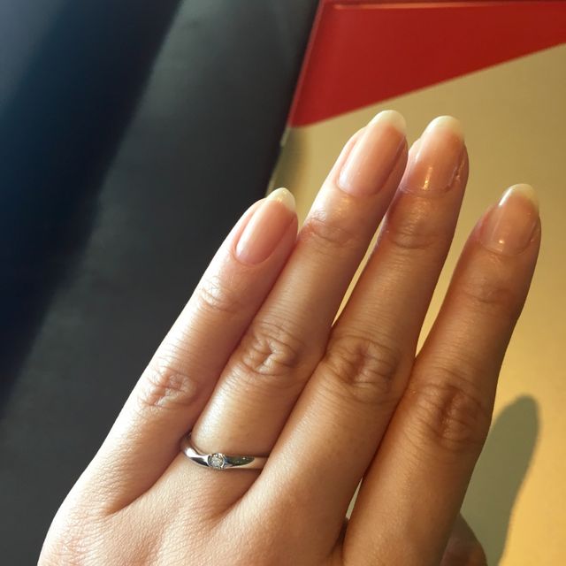 【TRECENTI(トレセンテ)の口コミ】 双子ダイヤと言う一つのダイヤを２つにして、それを夫婦の指輪に埋め込ま…