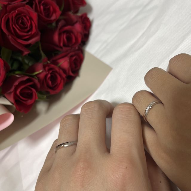 【アイプリモ(I-PRIMO)の口コミ】 星時計をイメージした指輪で、リング裏には北斗七星をイメージしたダイヤ…