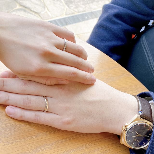 【ringram(リングラム)の口コミ】 店は色々選べるようにと彼が決めてくれました。デザインは一目惚れでした…