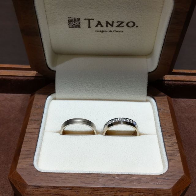 【TANZO.(鍛造指輪)の口コミ】 好みのデザインかつ丈夫な結婚指輪を希望していました。TANZOさんの指輪は…
