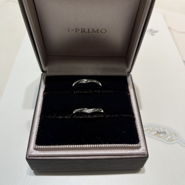 【アイプリモ(I-PRIMO)の口コミ】 結婚指輪を探して2軒目のお店がアイプリモさんでした。指輪のデザインと着…