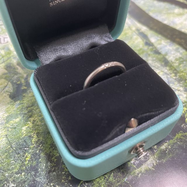 【ティファニー(Tiffany & Co.)の口コミ】 結婚指輪はメレダイヤがついたものに憧れており、ハーフエタニティやエタ…