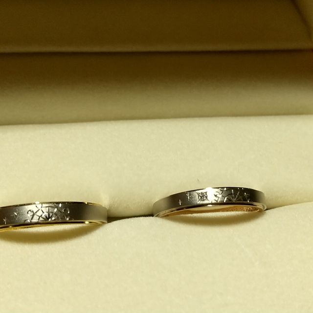 【ケイウノ ブライダル(K.UNO BRIDAL)の口コミ】 観覧車と夜景を彫って、石を入れて
希望価格以内で、ということで
相談し…