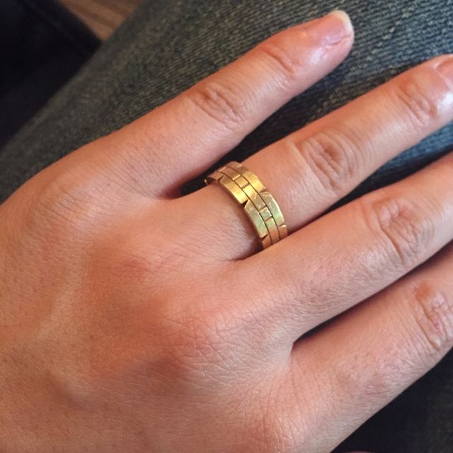 【カルティエ(Cartier)の口コミ】 適度なボリューム感があって、手が大きてふっくらめの私の指に合っている…