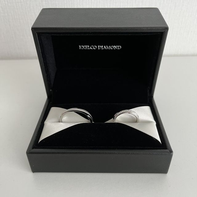【エクセルコダイヤモンド(EXELCO DIAMOND)の口コミ】 ダイヤモンドがとても輝いていて、手を動かす度にキラキラして、すごく綺…