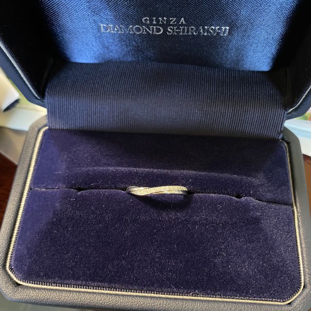 【銀座ダイヤモンドシライシの口コミ】 ダイヤモンドシライシさんの指輪のデザインで気にいるものが多くあり、ダ…