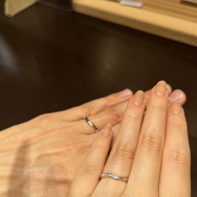 【TRECENTI(トレセンテ)の口コミ】 ダイヤのラインが素敵だったのと、つけ心地がよかったです！！！
また、プ…