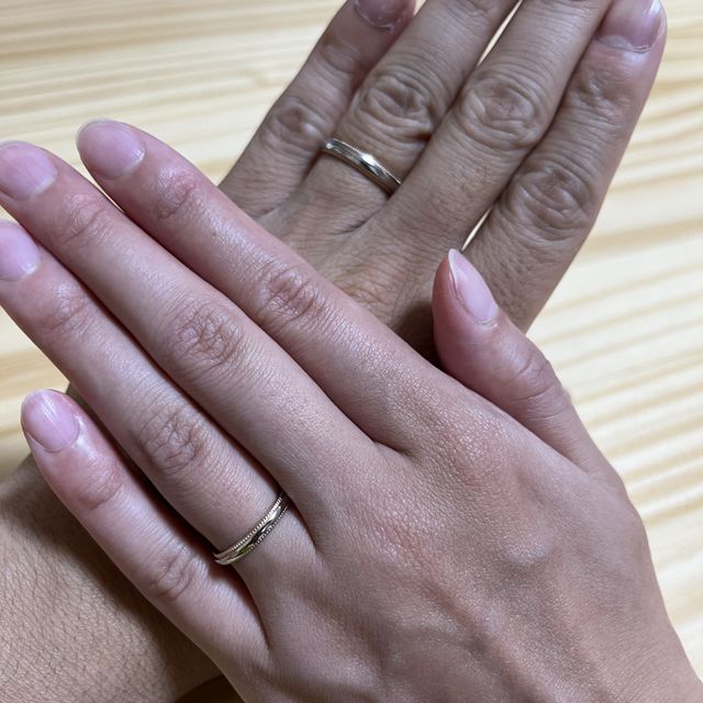 【アイプリモ(I-PRIMO)の口コミ】 ピンクゴールドの色味で探しており、指輪を見に行った際に希望を細部まで…