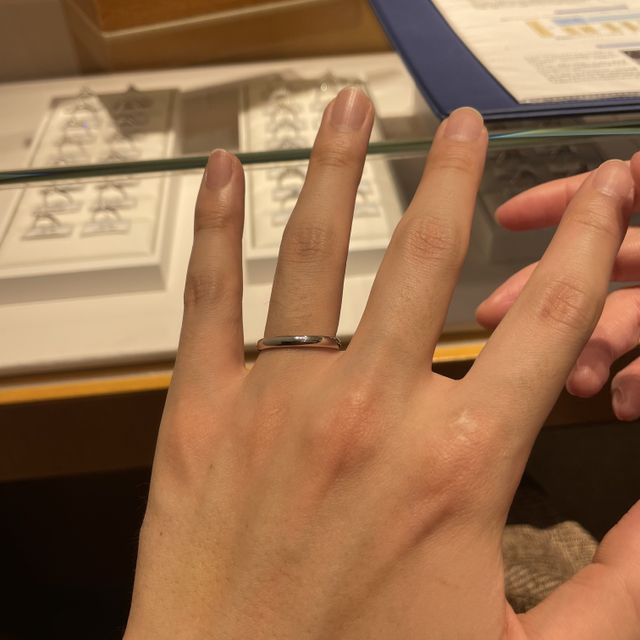 【エクセルコダイヤモンド(EXELCO DIAMOND)の口コミ】 複数ブランド見たが、こちらのブランドのデザインが1番好みに近かったため…