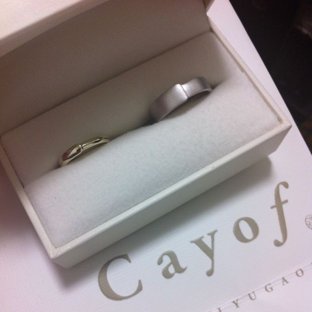 【Cayof(カヨフ)の口コミ】 要望を伝えて指輪のイメージをデッサンして貰ったのですが、その時点で即…