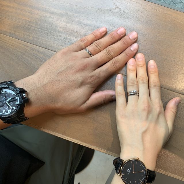 【GARNI(ガルニ)の口コミ】 BlessRingMプラチナにしました。おしゃれなカットがあり他とかぶらないデ…
