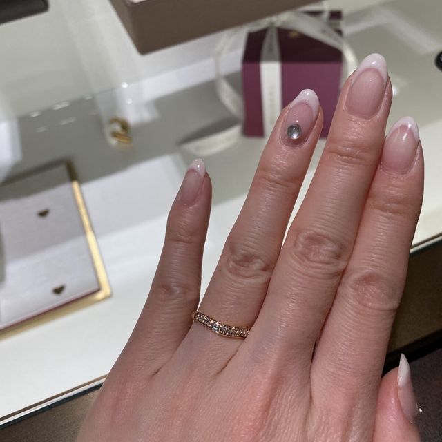 【ブルガリ(BVLGARI)の口コミ】 当初、婚約指輪はなしで、毎日つける結婚指輪は豪華にしたくダイヤの入っ…