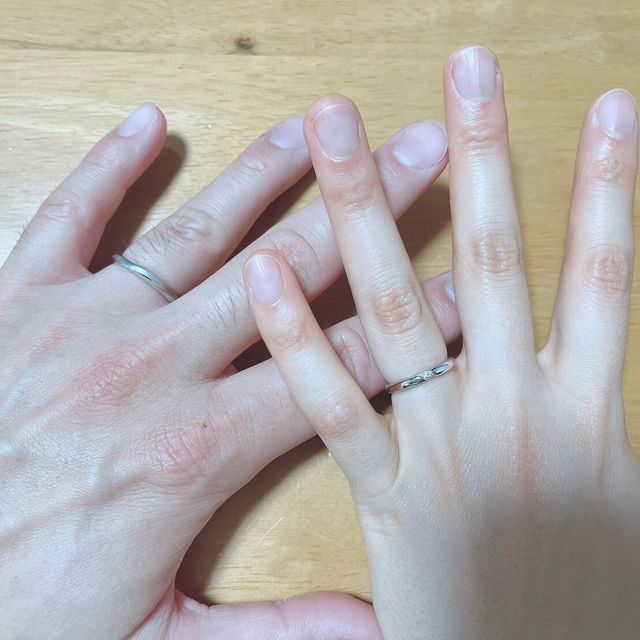 【銀座ダイヤモンドシライシの口コミ】 シンプルかつダイヤモンドが入っている指輪が欲しくて、いろんなお店を見…