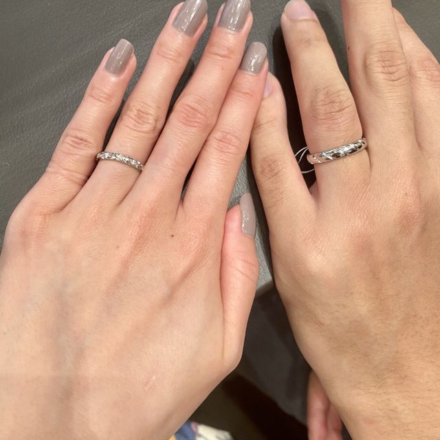 【ショーメ(CHAUMET)の口コミ】 結婚指輪は絶対ショーメと昔から決めていて、ほんとはリアン狙いだったの…
