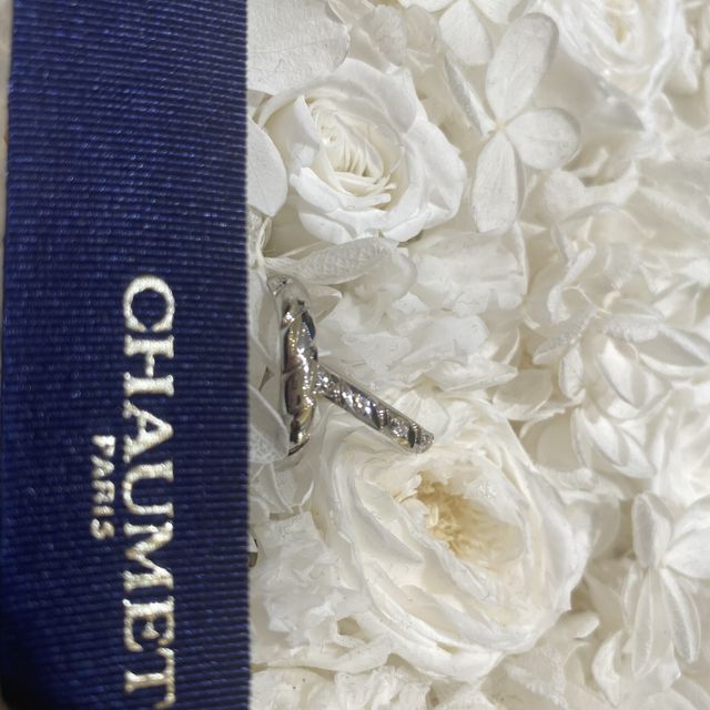 【ショーメ(CHAUMET)の口コミ】 結婚指輪は絶対ショーメと昔から決めていて、ほんとはリアン狙いだったの…