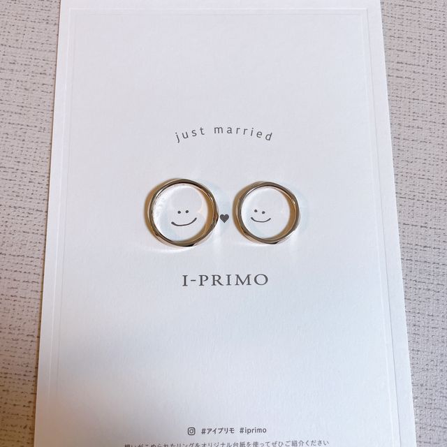 【アイプリモ(I-PRIMO)の口コミ】 フォルトゥーナ結婚指輪、特別なデザインで、自分肌色が黄色ですのでピン…