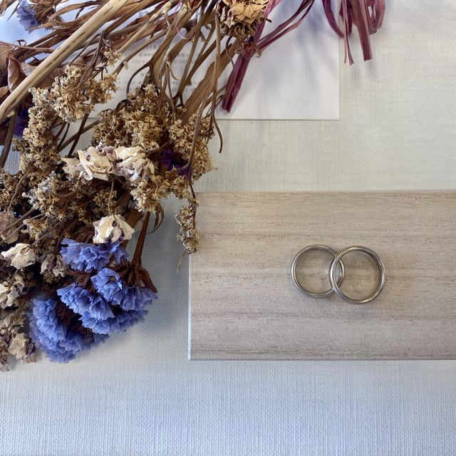 【atelier CraM(アトリエ クラム)の口コミ】 自分たちの好みのデザイン、色味、形をオーダーしました。とても可愛いお…