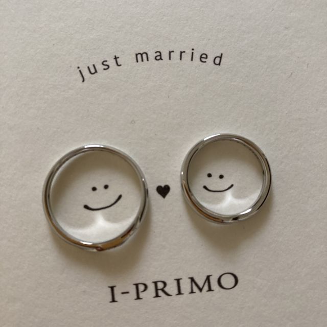 【アイプリモ(I-PRIMO)の口コミ】 婚約指輪をアイプリモさんで選ばせて頂いたので、結婚指輪もここで、と決…