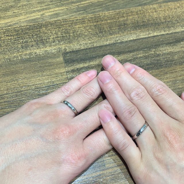 【輪-RIN-の口コミ】 シンプルなデザインをスタッフさんと3人で悩みながら決めた
最終的に一目…