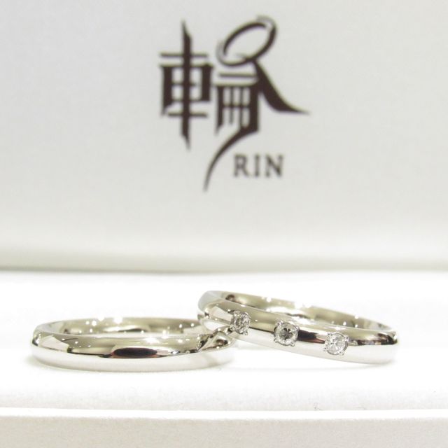 【輪-RIN-の口コミ】 シンプルなデザインをスタッフさんと3人で悩みながら決めた
最終的に一目…