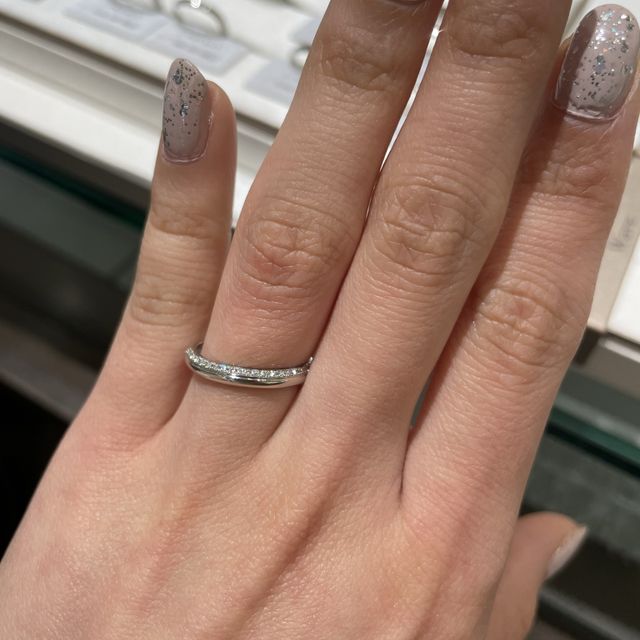 【アイプリモ(I-PRIMO)の口コミ】 色々指輪を見せてもらった中で、自分の中でこれが可愛い！気に入った！と…