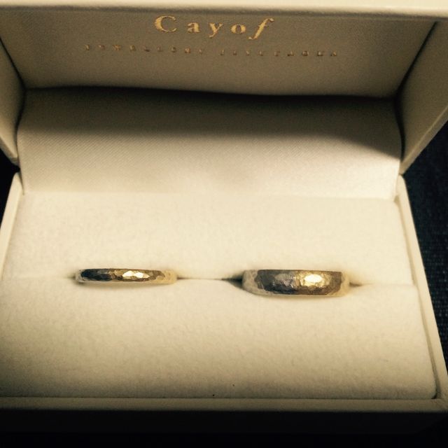 【Cayof(カヨフ)の口コミ】 結婚指輪をオーダーしました。お店の方は体格のよい男性でしたが、私が思…