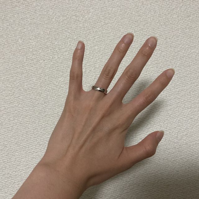 【ラザール ダイヤモンド(LAZARE DIAMOND)の口コミ】 彼とお揃いなものが今までなく結婚指輪ぐらいは一緒にしようと考えてまし…